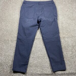 Lululemon Pants Mens 36x28 Blue Gray Chinos ABC Skinny Fit Tech Canvas Stretch